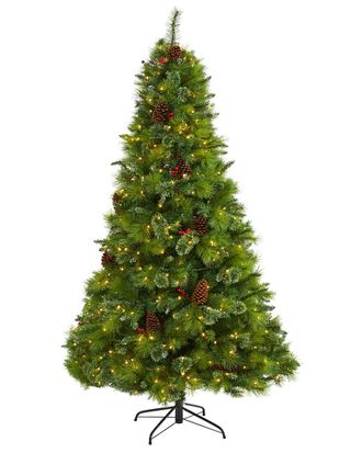 Nearly Natural 7Ft. Montana Mixed Pine Artificial Christmas Tree
