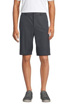 Lands End School Uniform Active Chino Shorts in Arctic Gray at Nordstrom, Size 33 X 11