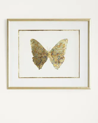 John-Richard Shimmering Butterfly V Artwork