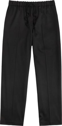 Maison Margiela MM6 BY Maison Margiela Tapered-leg Woven Trousers - Black - 52 (IT52 / XL)