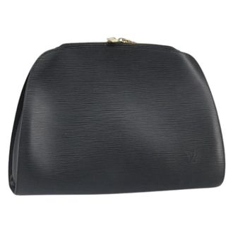 Louis Vuitton Pre-owned Leren Clutch - Dames - Vintage Clutch - Zwart - ONE Size - Leer - Vintage