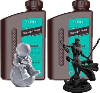OEM Resina Est&aacute;ndar Sunlu, 1 Kg Por Botella, Curado Uv De 405 Nm