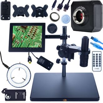 OEM Set De Microscopio Digital Earth Pro Mcep-0.5x - Zoom 7-45x Pantalla 8 Iluminador 56xled
