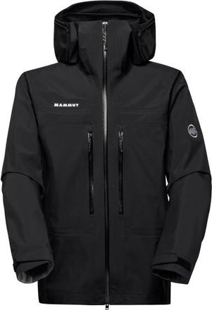 Mammut Taiss Hardshell Hooded Jacket Regenjacke für Herren | schwarz
