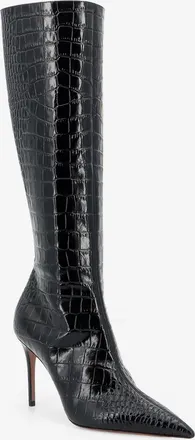 PARIS TEXAS Womens Boots Vera 85 Brown Croco Leather