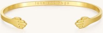 Mantra Love And Hugs Bracelet in Yellow Gold at Nordstrom