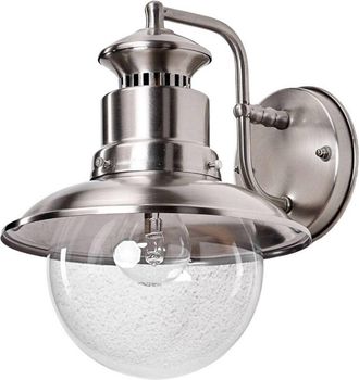 Lindby Lindby - Lámpara de pared exterior Gwendolyn en Gris Acero