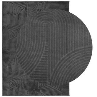 Berkfield Home Rug IZA Short Pile Scandinavian Look Anthracite 200x280 cm in Dark Grey | Size: Medium
