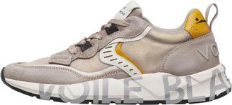 Voile Blanche Club 01 Sneakers - Heren - Sneakers - Grijs - 45 EU - Leer - Schoenen