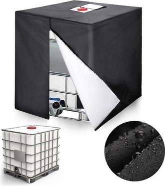 OEM Funda Para Dep&oacute;sito De Agua De 1000 Litros, Funda Protectora Para Dep&oacute;sito Ibc, Funda Para Dep&oacute;sito De Agua De Lluvia Con Cremallera