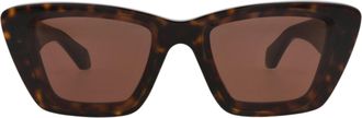 Alaia Square-Frame Recycled Acetate Sunglasses
