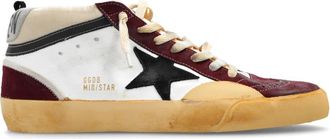 Golden Goose Mid Star hoge sneakers - Heren - Sneakers - Wit - 41 EU - Leer - Schoenen