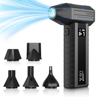 OEM Soplador De Aire Comprimido Inal&aacute;mbrico: Potente Mini Soplador De 200.000 Rpm, Bater&iacute;a De 10.500 Mah Para Limpieza De Pc Y Teclados, Pantalla Led Inte