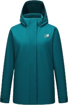 Karrimor Womens 3 in 1 Waterproof Jacket Long Sleeve Walking Teal 12