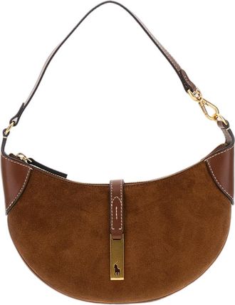 Polo Ralph Lauren Brown Leather Small Shoulder Bag