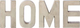 Schubiger M&ouml;bel Schriftzug Home, Silber H: 20 cm