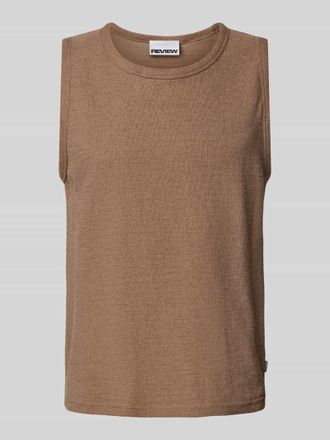 Review Top mit Rundhalsausschnitt in Mud, Gr&ouml;&szlig;e XL