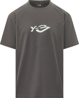 Yohji Yamamoto Dark Grey Logo T-Shirt
