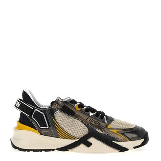 Fendi Mens Flow Low Top Sneakers, Brand Size 8