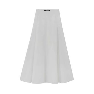 Jacquemus Midi Skirts, female, White, Size: 2XS La Jupe Triangle