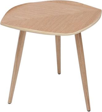 Miliboo Mesa De Centro Madera En Forma De Hoja L60 Cm Phyll