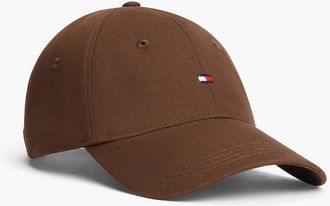 Tommy Hilfiger Mens Flag Logo Baseball Cap - Legacy Brown