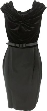 Ralph Lauren Occasiejurk - Dames - Feestkleedjes - Zwart - XS - Kleedjes