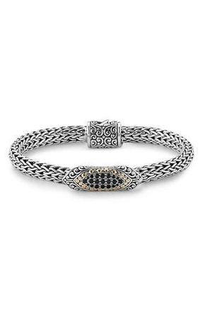 Samuel B. Pav&eacute; Rope Bracelet in Black at Nordstrom Rack