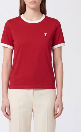 Ami Polo Shirt Woman color Red