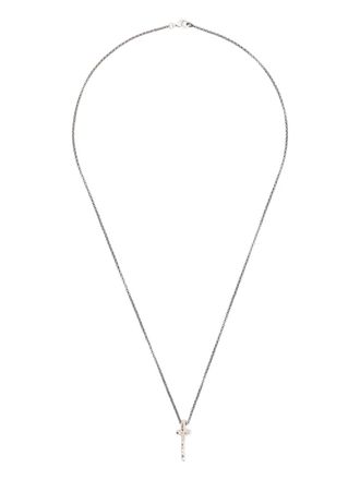 Rosa Maria Collana Cognac Con Diamanti - Argento