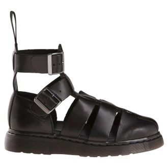 Dr. Martens Geraldo Leather Unisex Gladiators Sandals - Black - Size:UK 9.5