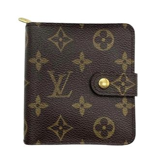 Louis Vuitton Pre-owned Wallets, female, Brown, Size: ONE SIZE Pre-owned Monogram Canvas Bifold Wallet
