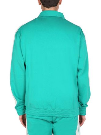 Mouty Logo-Embroidered Viscose Sweatshirt - Green