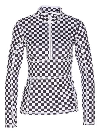 Jet Set Ginger zip-front top - women - Polyester/Elastane - I - Black