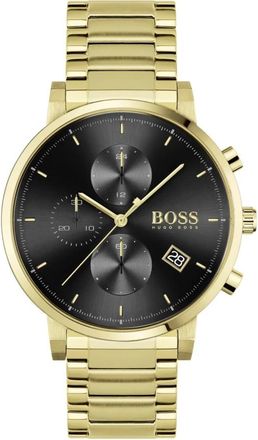 HUGO BOSS Integrity Chronograph - unisex - Accessoires - Geel - Maat: ONE Size