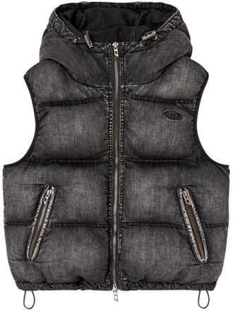 Diesel W-Hopper vest - Black
