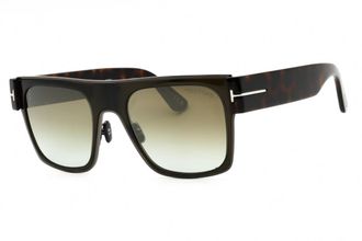 Tom Ford FT1073 51G Shiny Dark Green/Blonde Havana/Brown Mirror