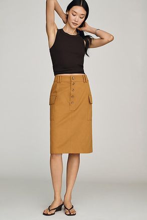 Mare Mare Belted Cargo Pencil Skirt