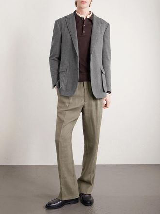 Ralph Lauren Purple Label Herringbone Wool Jacket