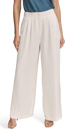 DKNY Wide Leg Pants in Cream at Nordstrom, Size 14