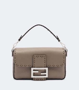 Fendi Borsa a spalla Baguette Mini in pelle