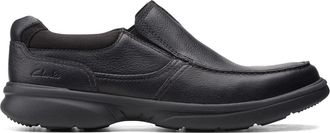 Clarks Mens Bradley Free Loafer, Blk Tumbled Lea, 7 UK Wide