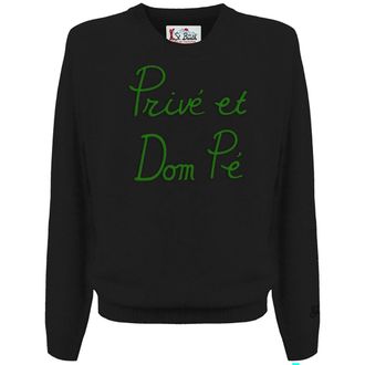 MC2 Saint Barth Prive Et Dompe 00 Emb Black Crewneck Sweater