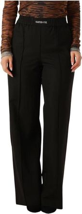Harper & Yve Dames, Broeken, Zwart, Maat: XS