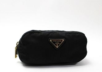 Prada Black Nylon Pouch (Pre-Owned)