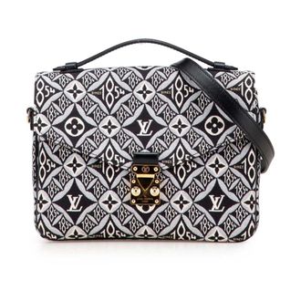 Louis Vuitton Pre-owned Printed Top Handle Bag - Dames - Pre-owned - Zwart - Maat: ONE Size