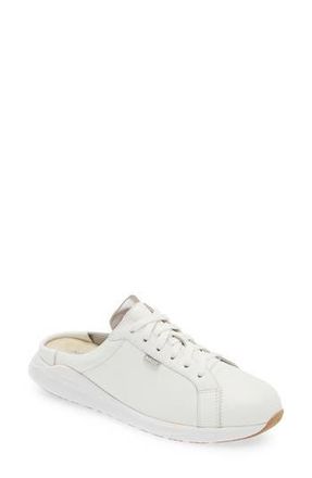 Naot Radon Sneaker Mule in White/Silver Threads at Nordstrom Rack, Size 9Us / 40Eu