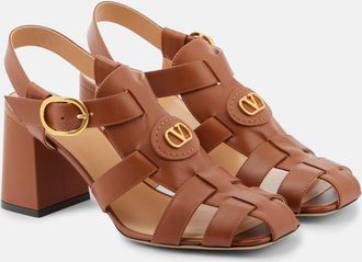 Valentino Garavani Sandali VLogo Signature 75 in pelle