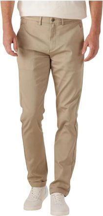 Cast Iron Broeken, Heren, Beige, W29 L34, Katoen, Bruine Chino Broek voor Heren