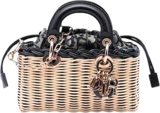 Dior Pre-owned Borsa in Rattan Intrecciato - - Pre-owned - Donna - Beige - ONE SIZE